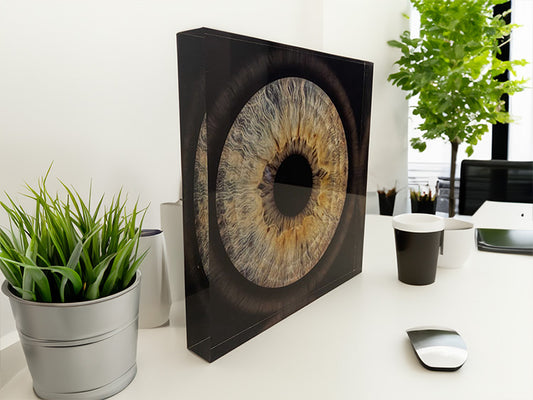 Acrylic Panoramic Iris Photo Blocks